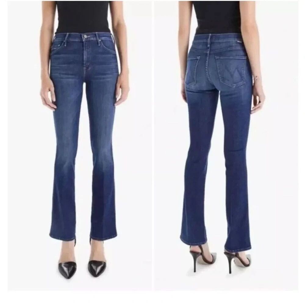 MOTHER The Double Insider Sneak Flare Jeans Lust For Life Wash Size 31